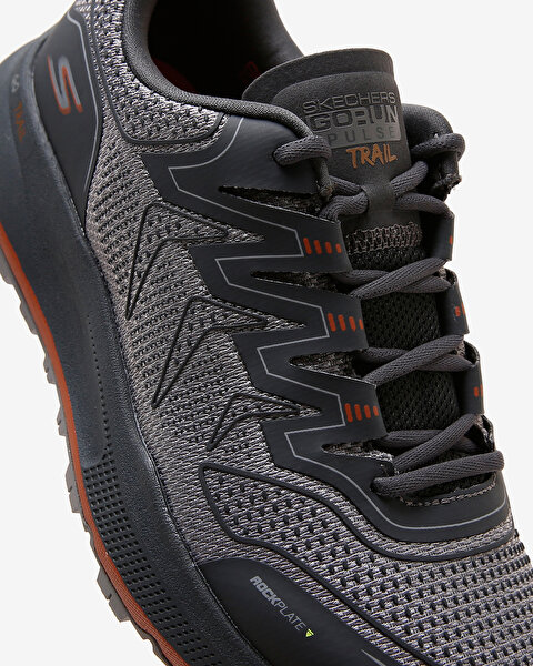 Skechers Go Run Pulse Trail  -  Boulder Erkek Gri Koşu Ayakkabısı 220561 GYOR-7